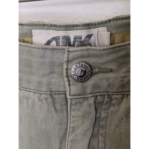 Mountain Khakis Teton Twill Work Outdoor Activewear Green Gray Pant 38 x 32 - Picture 3 of 10